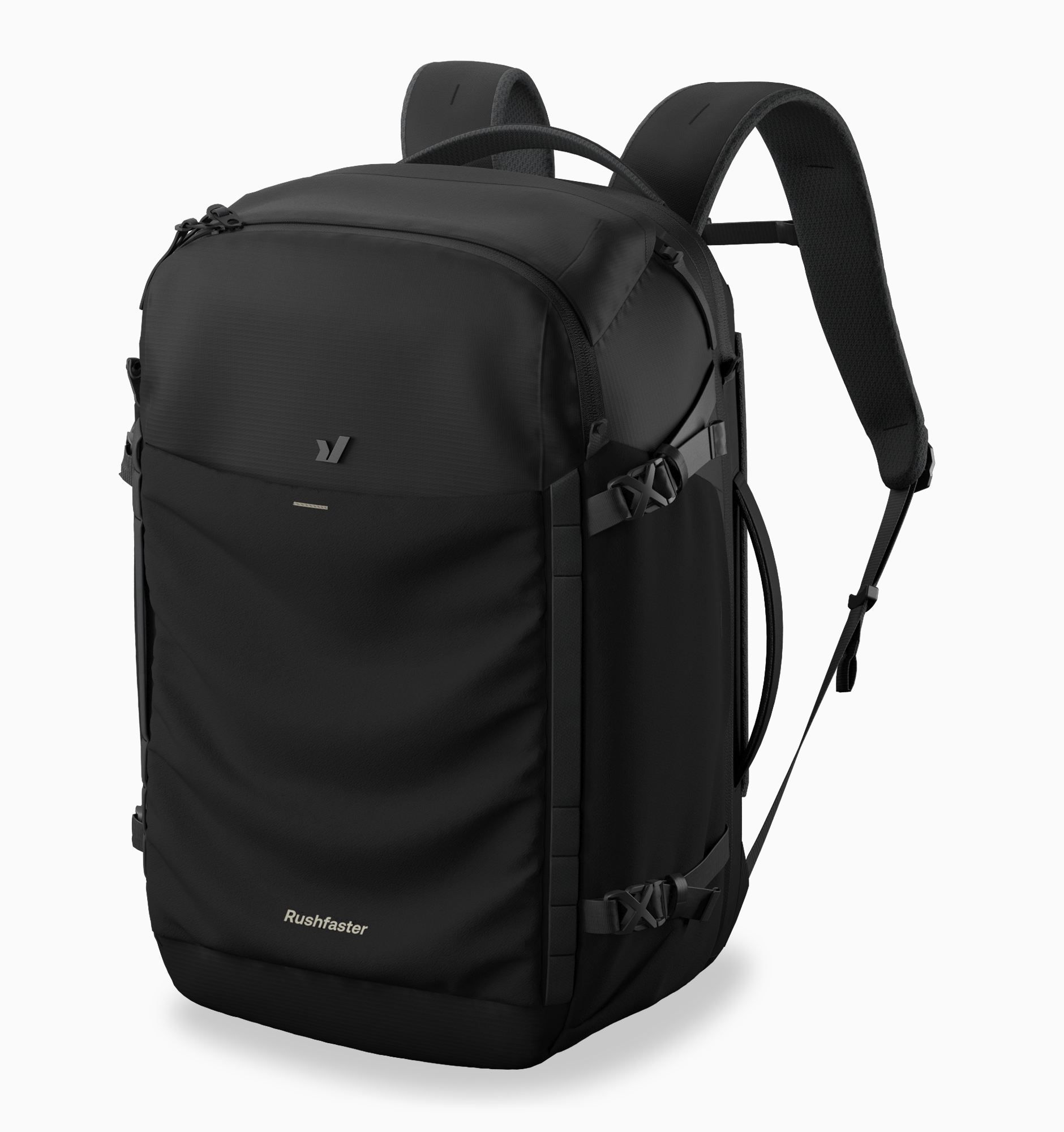 Rushfaster Travel Backpack System (+Packing Cubes + Hip Belt)