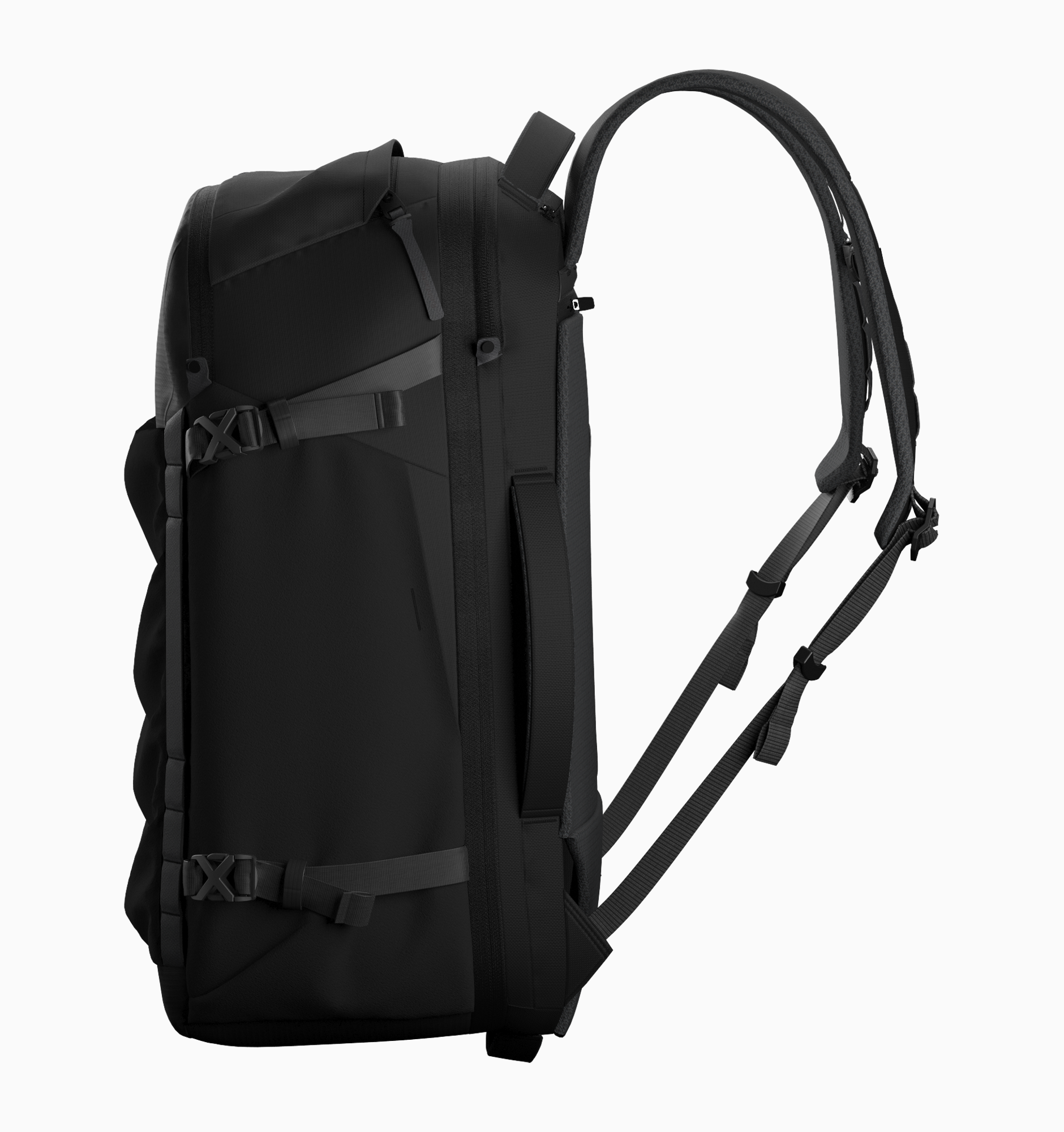 Rushfaster Travel Backpack System (+Packing Cubes + Hip Belt)