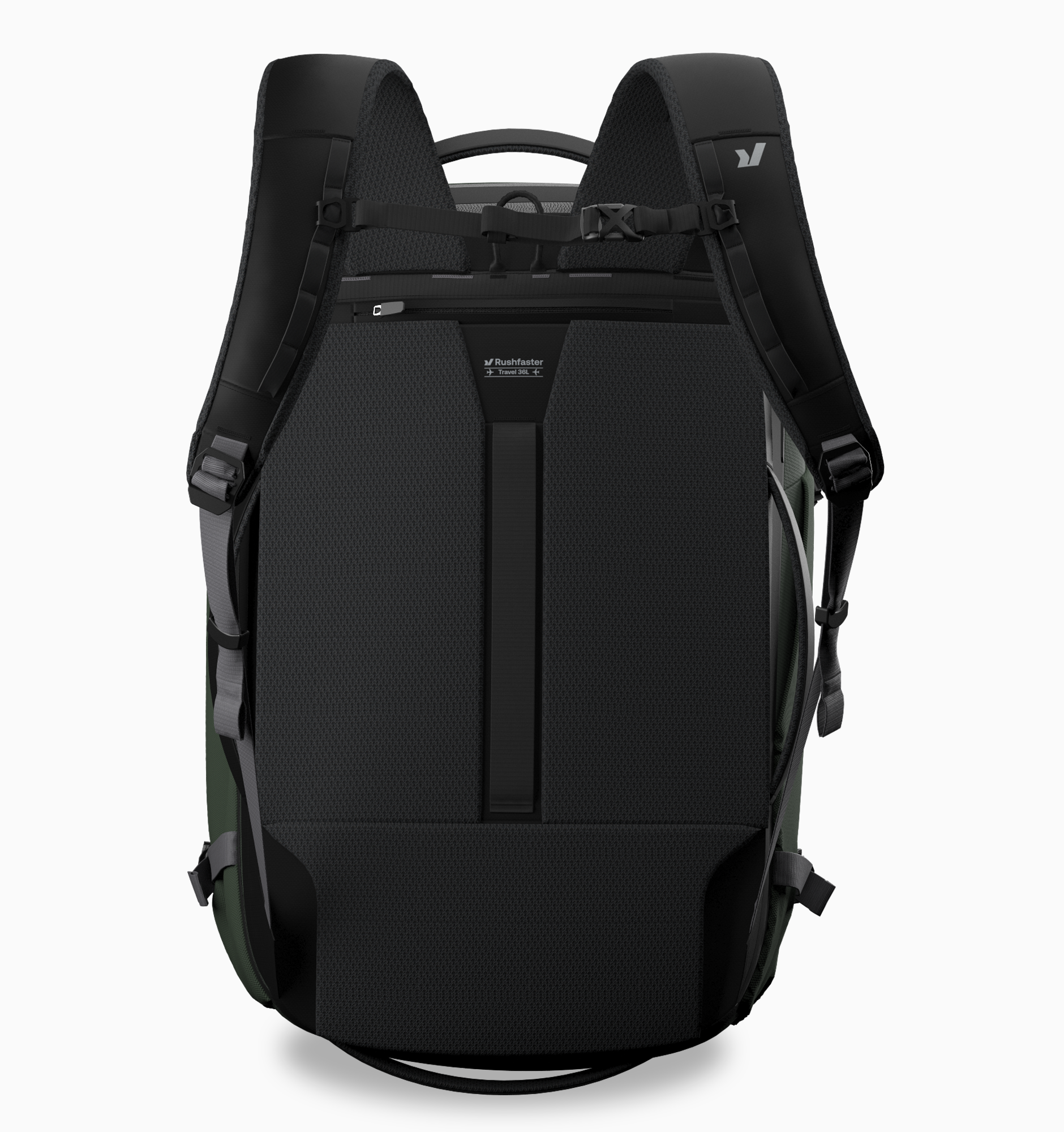 Rushfaster Travel Backpack System (+Packing Cubes + Hip Belt)
