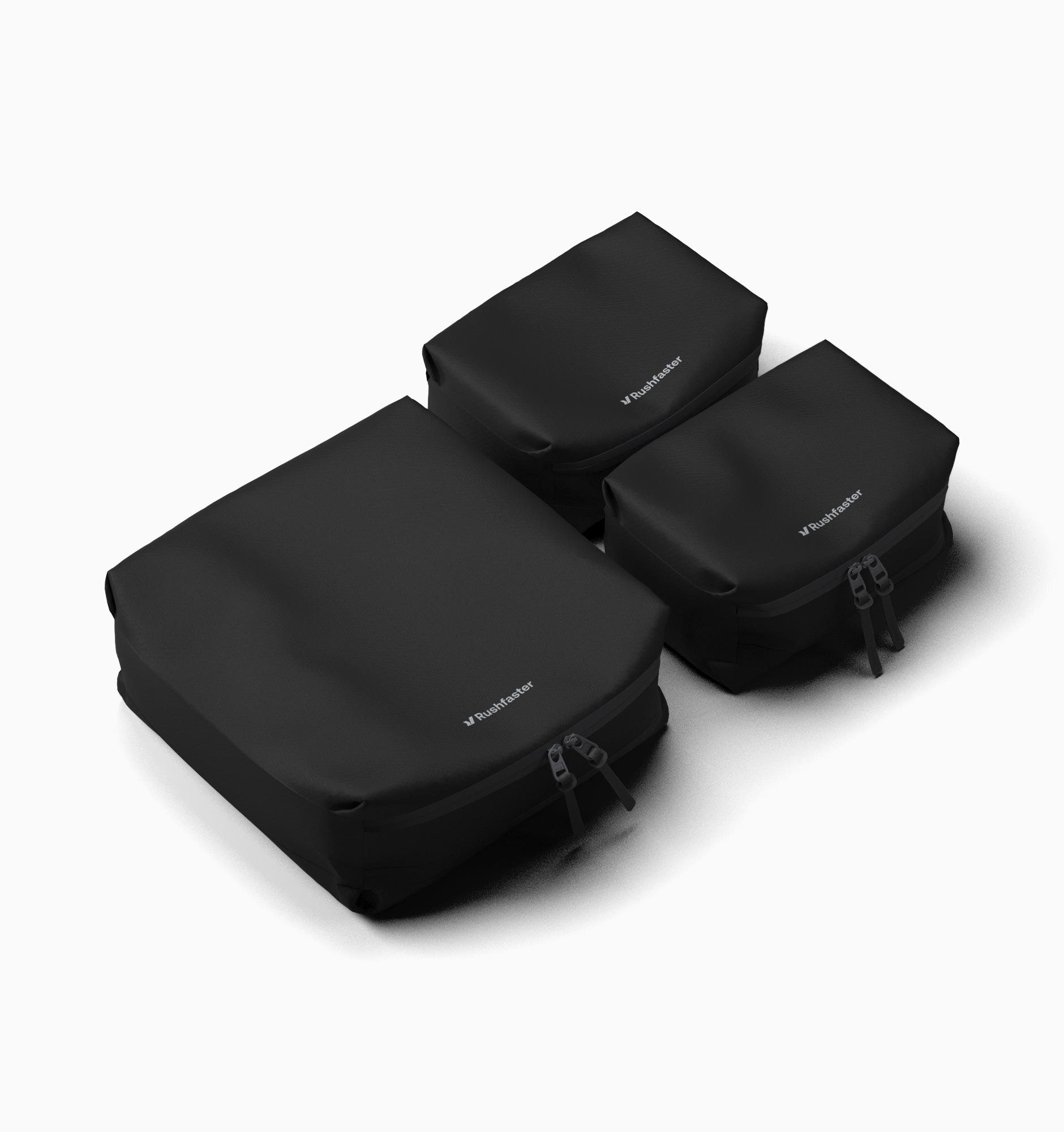 Rushfaster Travel Backpack System (+Packing Cubes + Hip Belt)
