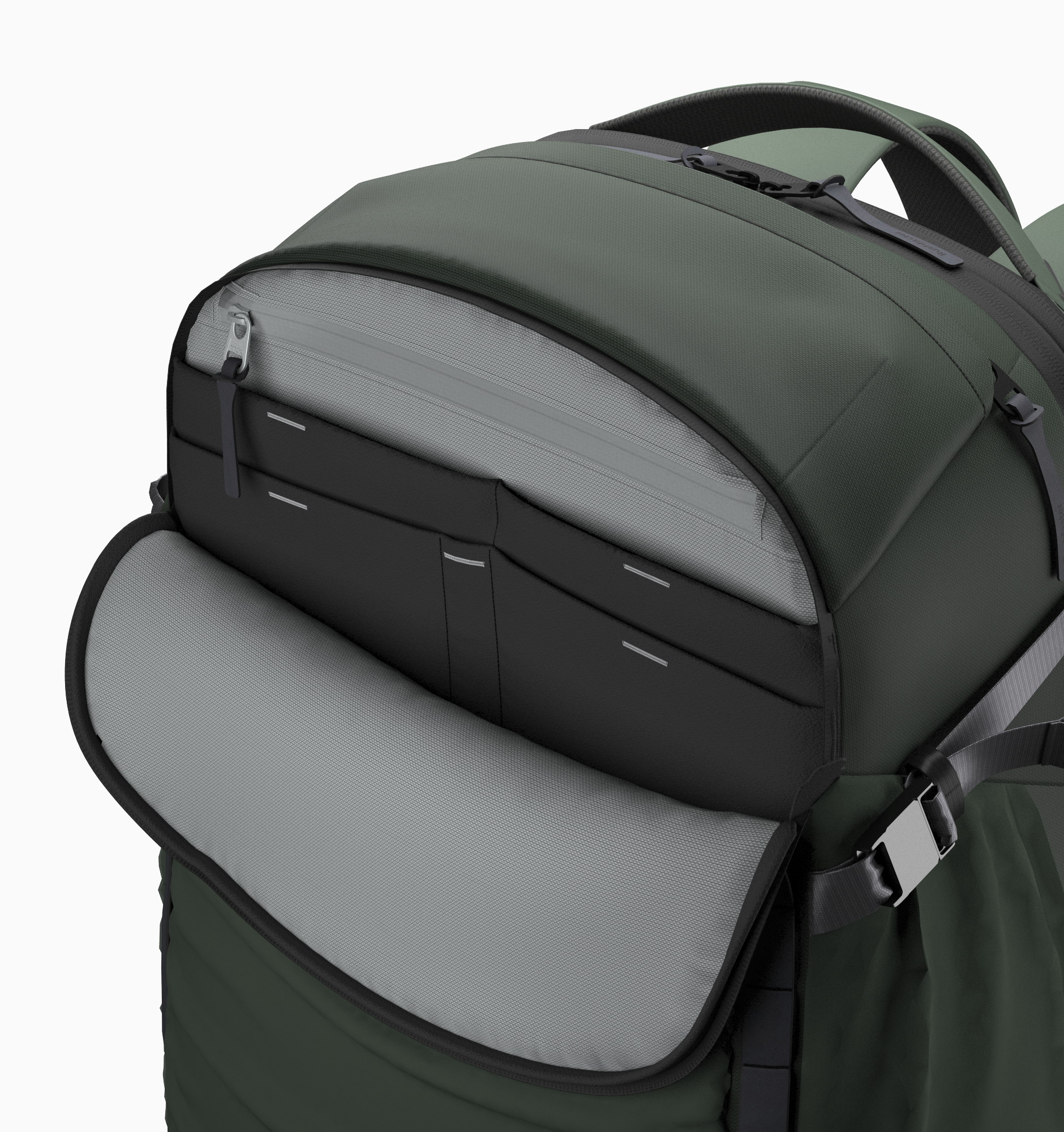 Rushfaster Travel Backpack System (+Packing Cubes + Hip Belt)