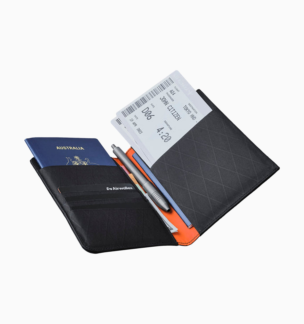 Alpaka ARK Bifold Passport Wallet - Black VX21