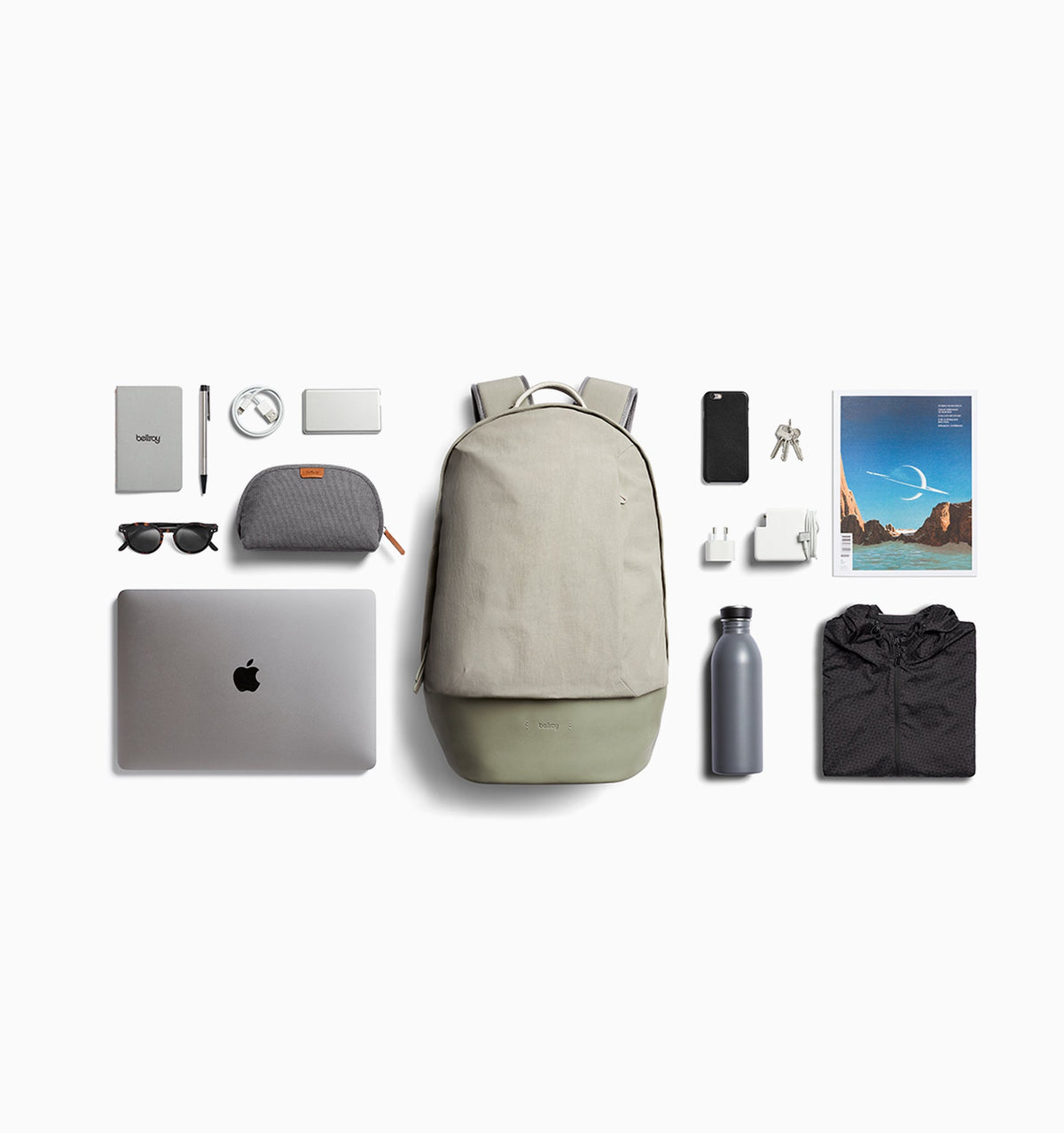Bellroy Classic 15" Backpack Premium - Lichen Grey