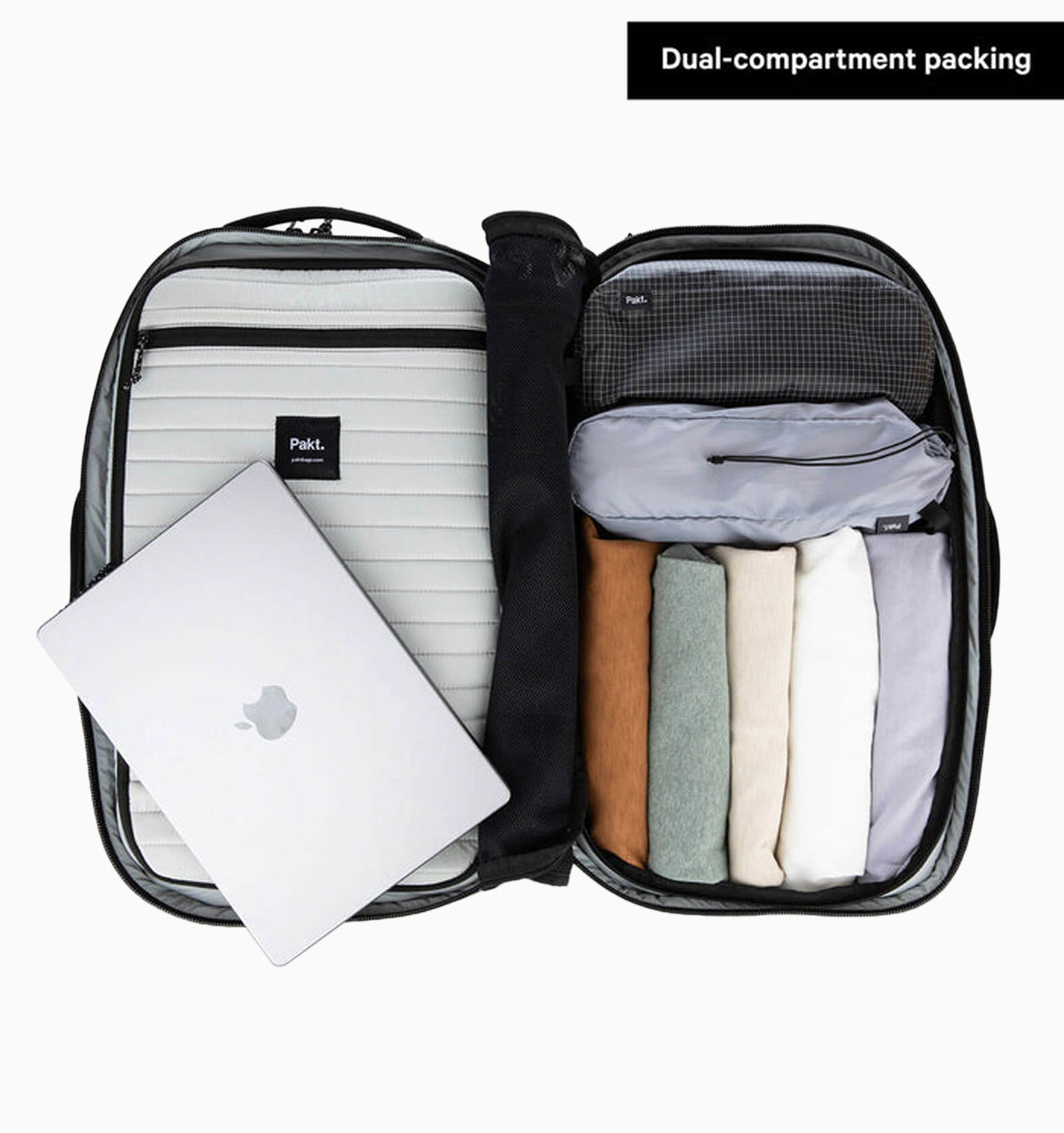 Pakt 16" Travel Backpack V2 45L - Black